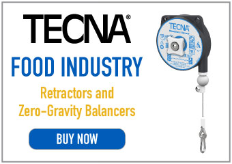 TECNA Food Industry Retractors and Zero-Gravity Balancers | BUY NOW